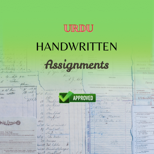 YCMOU Handwritten Assignment (English Medium) - Urdu Medium